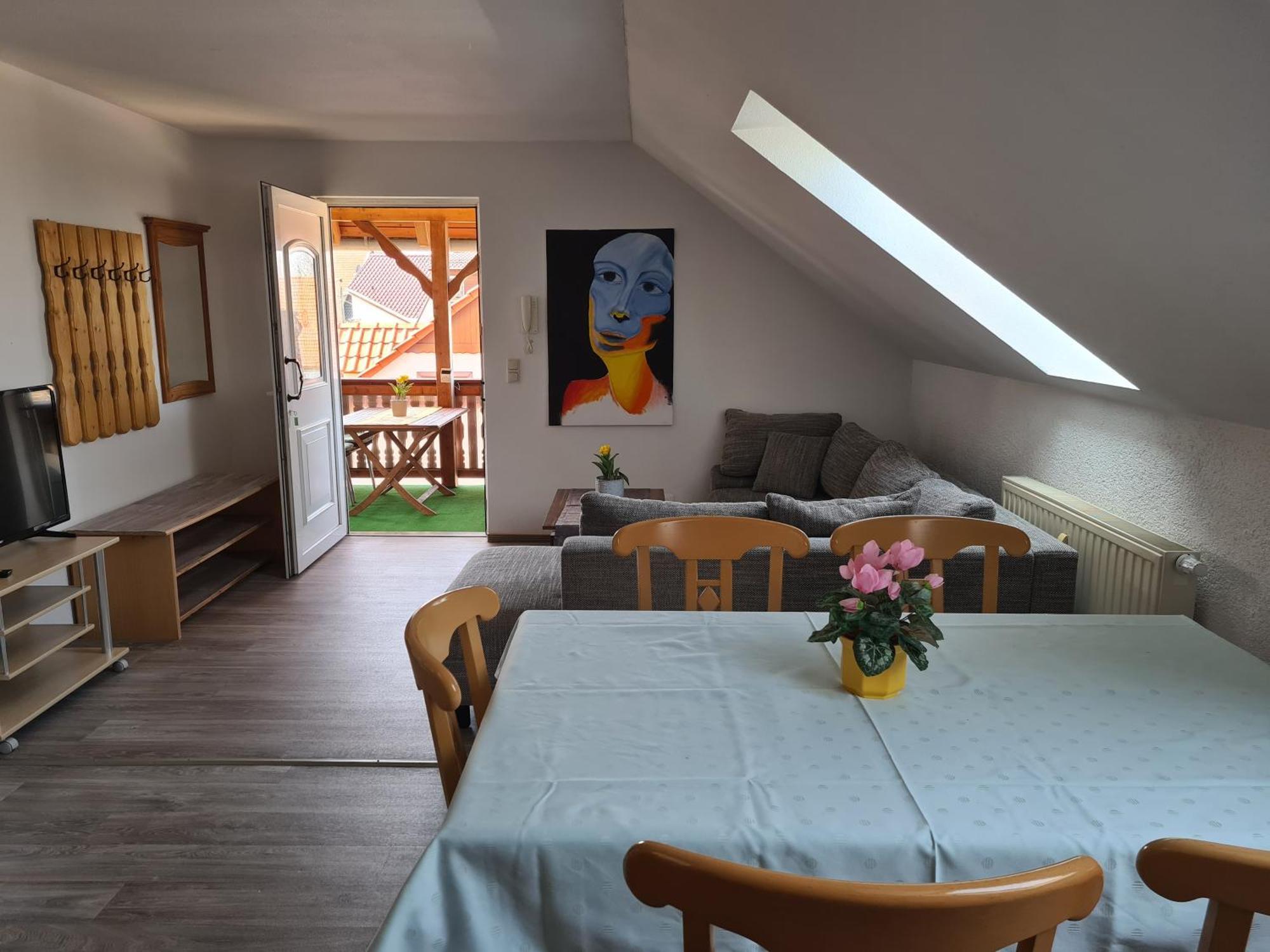 Ferienwohnung Weisskopf Alkersleben Exteriör bild
