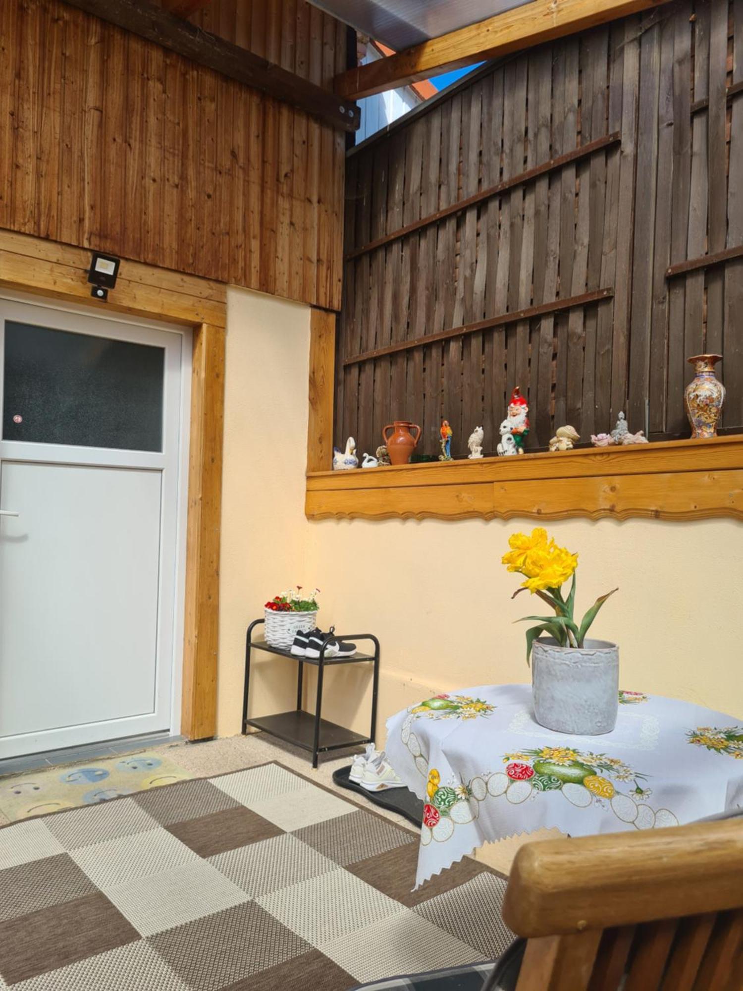 Ferienwohnung Weisskopf Alkersleben Exteriör bild