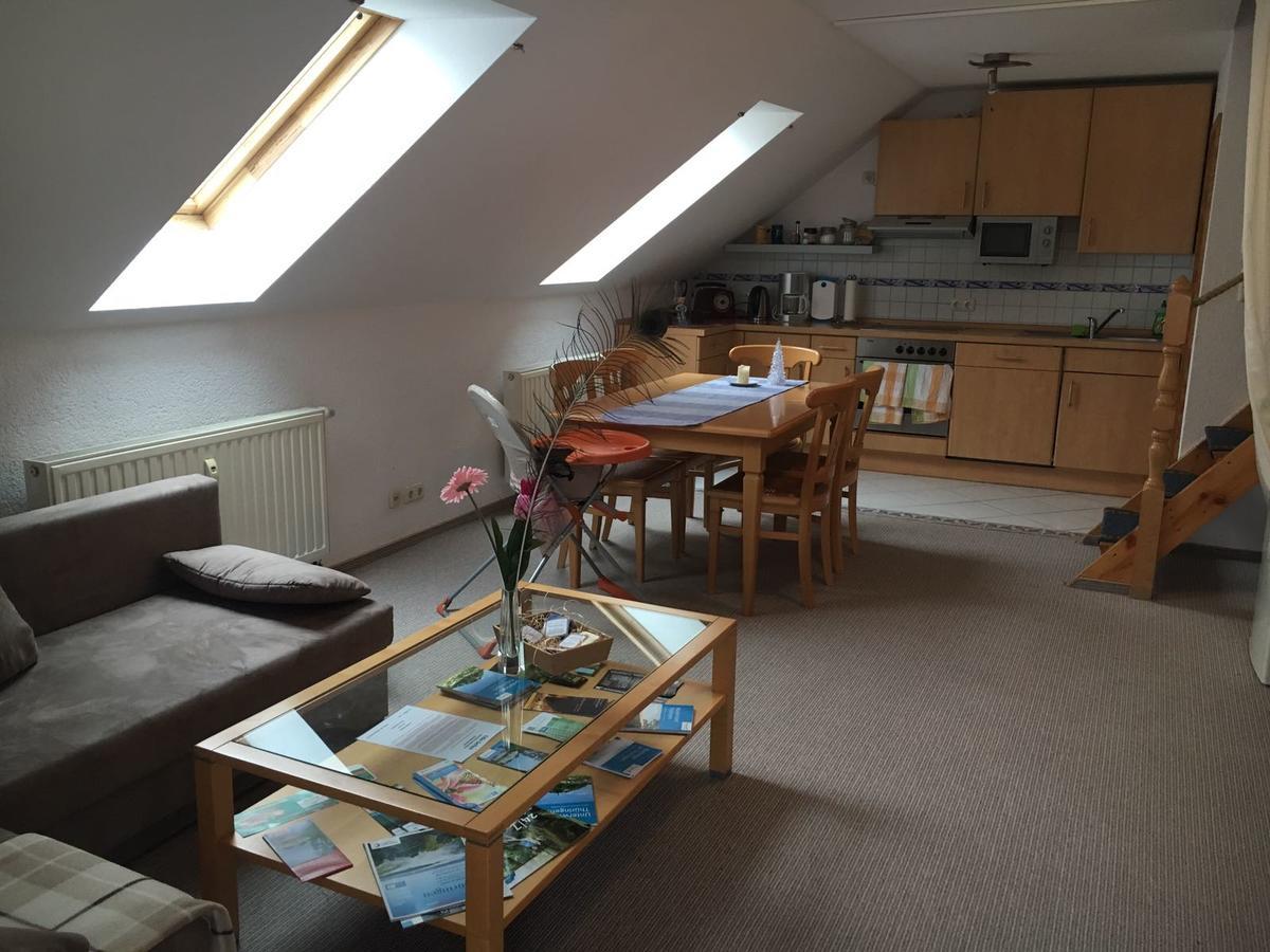 Ferienwohnung Weisskopf Alkersleben Exteriör bild